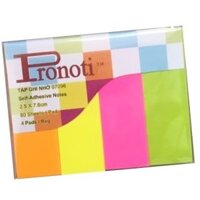 Giấy note 4 màu Pronoti 07124