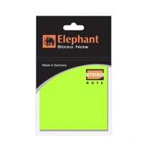 Giấy note ghi chú 3x3cm Elephant Thái Lan - Neon Green