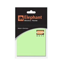 Giấy note ghi chú 3x3cm Elephant Thái Lan - Pastel Green