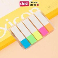 Giấy Note Ghi Chú Đánh Dấu Trang Giấy Phân Trang Dạng Dài Nhiều Màu Sắc Trong Suốt - 25908 EA10202 9062 9063 9064 - Mẫu 5 Màu 1