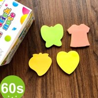 Giấy note hình 4 màu Uni HC-01