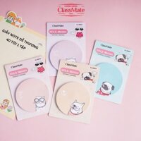 Giấy Note hình tròn, 40 tờ tiện dụng in hình dễ thương CL-SN013