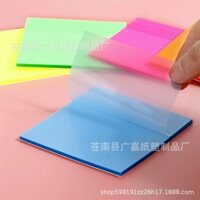 Giấy note trong suốt 1 màu UNI-T 3x3 ( trắng, hồng, vàng, tím ,xanh) (K)