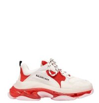 Giày Nữ Balenciaga Triple S Clear Sole 'Red'