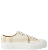 Giày Nữ Burberry Check Cotton Sneakers 'Soft Fawn'