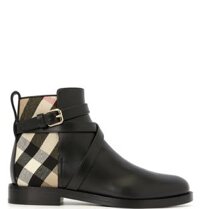 Giày Nữ Burberry House Check Ankle Boots 'Black'