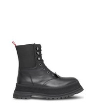 Giày Nữ Burberry Iconic Stripe Detail Chunk Boots 'Black'