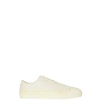 Giày Nữ Burberry Logo Print Cotton Garbadine Sneakers 'Vanilla'