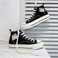 Giày nữ cao cổ độn đế loại sịn J32 Cao Cấp , giày nữ cổ cao độn đế 2 màu hit hot