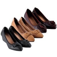 Giày nữ da bò 5 phân Huy Hoàng màu da, đen, nâu HC7941-42-43 - 40 - Da bò