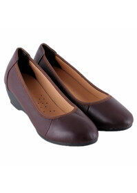 Giày Nữ Da Dò 3 Phân Huy Hoàng HT7940 - Nâu Đất Size 39