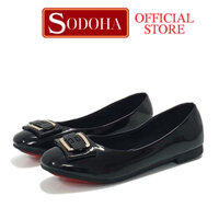 Giày nữ đế bệt đính nơ SODOHA SDH320