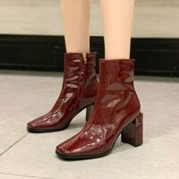 GIÀY NỮ ❤FREESHIP❤ GIÀY BOOTS DA NỮ CAO 7CM