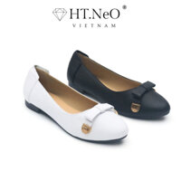 Giày Nữ - Giày Búp Bê Nữ Thời Trang HT.NeO Da Bò Êm Mềm GLC-210