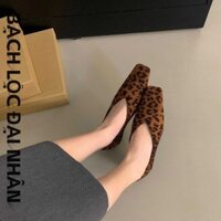 Giày nữ Giày đế thấp gót vuông