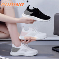 Giày nữ giày thể thao flyknit fallow movement Giày chạy bộ thông gió di động Giày chạy bộ dừa đế mềm