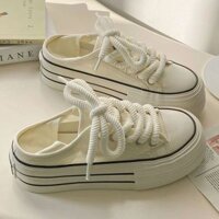Giày nữ Giày thể thao vải Canvas đế cao 4cm Ml0027