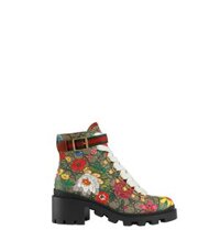 Giày Nữ Gucci GG Ankle Boot 'Flora'
