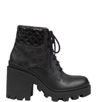 Giày Nữ Gucci GG Ankle Boot 'Black'