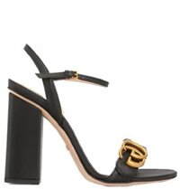 Giày Nữ Gucci Sandal Leather 'Black'