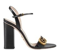Giày Nữ Gucci Sandal Leather 'Black'