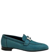 Giày Nữ Hermes Paris Loafer 'Blue'
