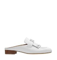 Giày Nữ Hermes Rivoli Mule Blanc