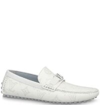 Giày Nữ Louis Vuitton Hockenheim Moccasin 'White'