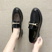 Giày Nữ Rỗng Lưới Thoáng Khí Tất Cả Trận Đấu Giày Đậu Hà Lan 2025 Phong Cách Mới Mùa Hè Lười Đậu Hà Lan Giày Đế Mềm Mỏng Phong Cách