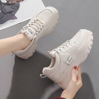 Giày nữ sneaker mẫu hot 2021 kiểu dáng hàn quốc, giày nữ đẹp đế cao 5cm BM009