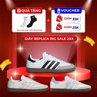 Giày nữ thể thao, giày adidas samba, giày thể thao xanh, hồng, đế nâu hottrend năm nay