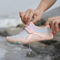 Giày nước nữ thoáng khí, giày bơi lội, giày lặn, đế cao su chống trượt, giày lội nước, giày nam 5 ngón, giày nhảy dây, giày bãi biển kích thước lớn, giày khô nhanh MVO2