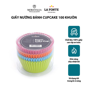 Giấy nướng bánh Cupcake Silicone La Fonte YY20410 - 100 chiếc