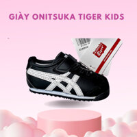 Giày onitsuka tiger cho bé lên chân sang chảnh phù hợp đi chơi đi du lịch,màu đen