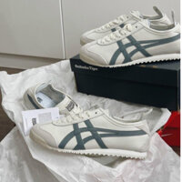 Giày Onitsuka Tiger Tokuken Xám Trắng Da Lộn Basic Dễ Phối Đồ Bản SC Giá Tại Xưởng
