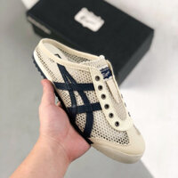 Giày ontosuka Mới Giày Thể thao đế mềm bằng vải bạt Giày thường ngày Giày chạy bộ cho người yêu màu đen vdqk