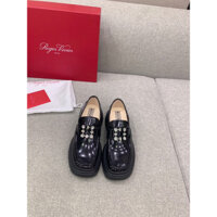 Giày oxford, giày lười nữ da thật cao cấp RV 2023