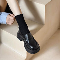 giày oxford nũ da lì