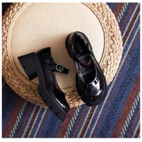 Giày oxford nữ đế cao 5 phân phong cách Hàn Quốc, giày lolita