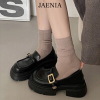 Giày oxford nữ độn đế phong cách ulzzang bigsize Hàn quốc JAENIA GD043