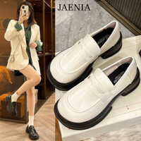 Giày oxford nữ độn đế phong cách ulzzang bigsize Hàn quốc JAENIA GD016
