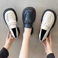 Giày oxford nữ KIM da lì đế cao 5 cm