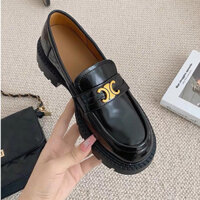 Giày oxford nữ TINA da lì đế cao 6 cm