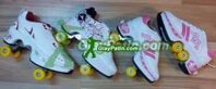 Giày patin 4 bánh gấp xếp thành giày bata