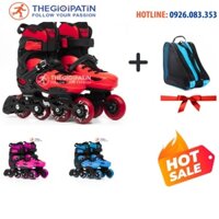 Giày Patin Cho Trẻ Em Centosy Kid Pro 2 Tặng Kèm Bộ Bảo Hộ Và Mũ Bảo Hiểm Cho Bé Cao cấp