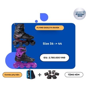 Giày Patin Flying Eagle F4 Raven