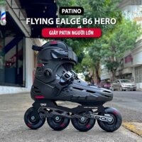 Giày patin người lớn Flying Eagle BKB B6 HERO form chắc chắn, chịu va đập cao, 2 màu Đen/ Hồng