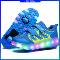 Giày Patin Phát Sáng 2 Trong 1, Giày Bánh Xe Cho Nam Nữ, Giày Thể Thao Có Bánh Xe Gấp Gọn Tích Hợp Led Cực Đỉnh