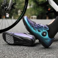 Giày phẳng không khóa cho nam và nữ, giày xe đạp đường, giày không đế, đế cao su, giày đạp xe MTB, giày sneaker lưới, kích thước 36-47 B5AO