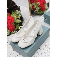 Giày Prada gót cao về thên đủ size 2 màuuu🖤🖤